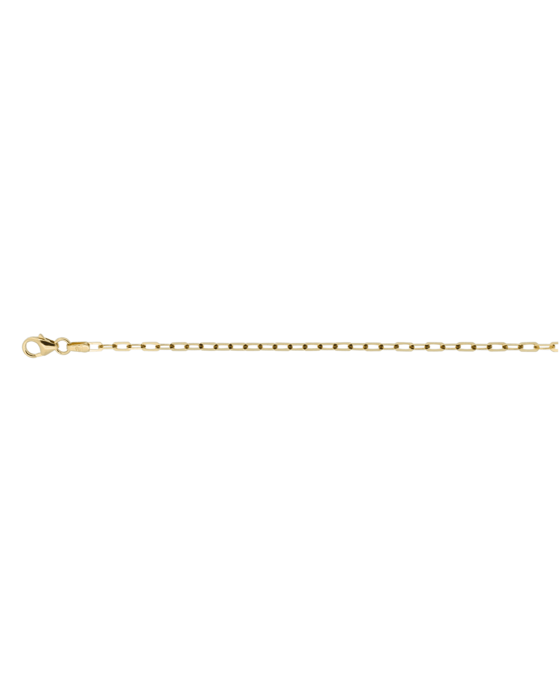18CT Y/G FLAT GREEK 2.1mm/50cm